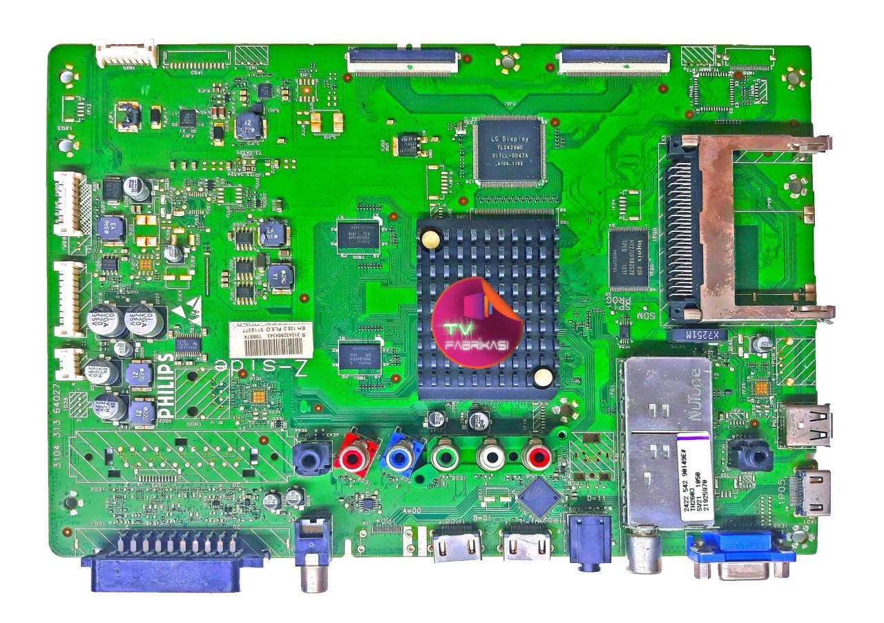 310432864343 , 3104 313 64027 , LC420WUY-SCA1, PHILIPS ANAKART , MAIN  BOARD