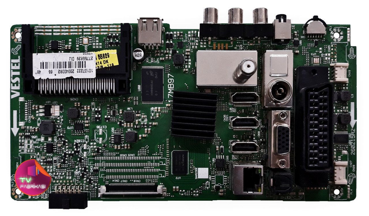 17MB97 , 260215R2 , 23340084 , 23340082 , DIJ 48'' , VESTEL ANAKART , MAIN BOARD