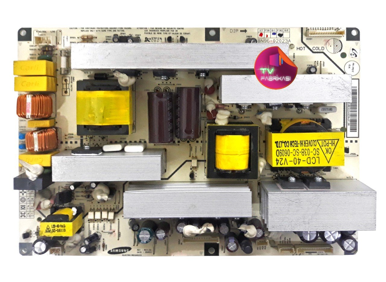 BN96-02023A , LCD , REV:1.02 , 050514 , POWER BOARD , SAMSUNG BESLEME