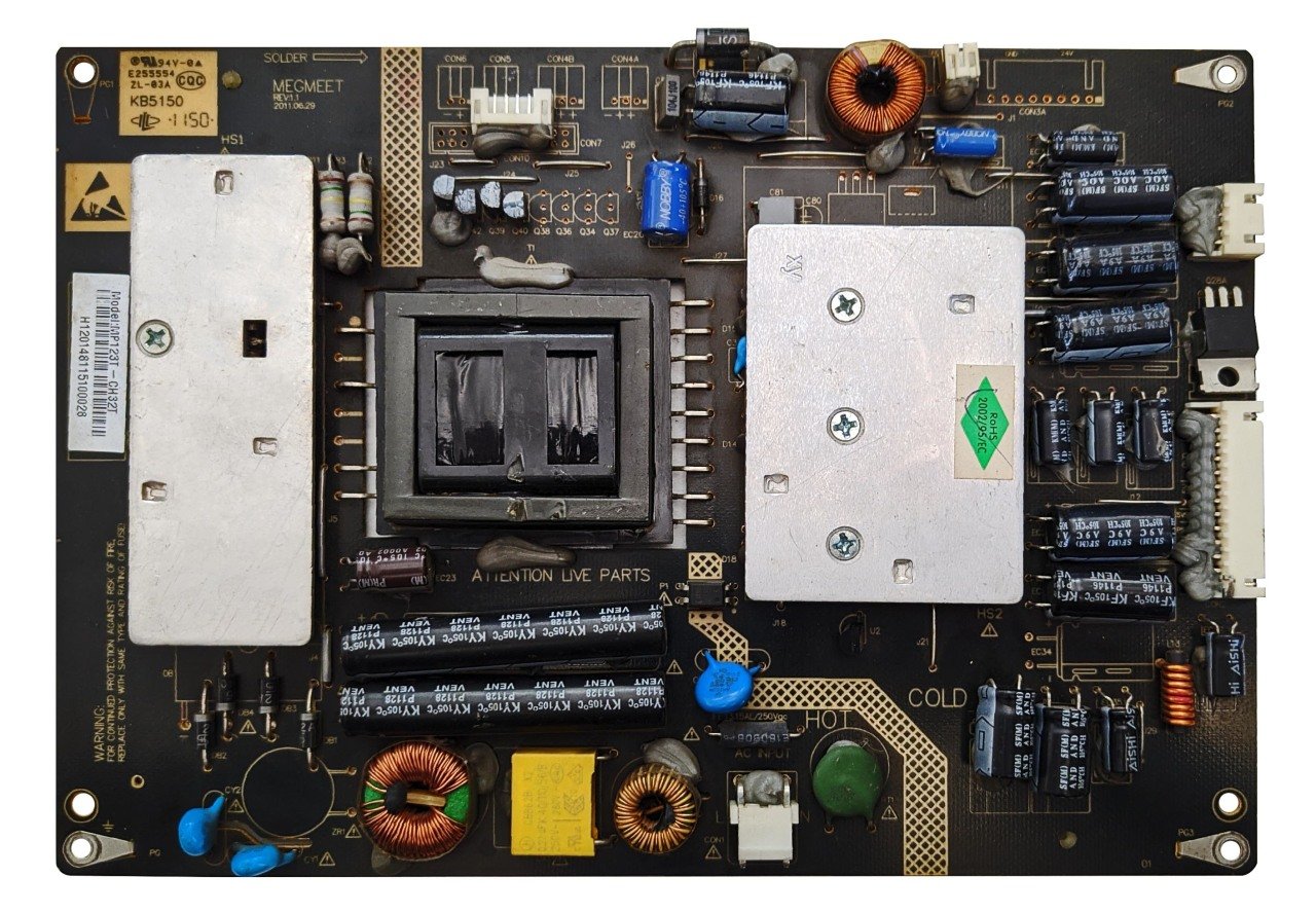 Mp123t-Ch32t , Kb5150 , Megmeet Rev1.1 , Saba 32uz9000 , Power Board , Saba Besleme