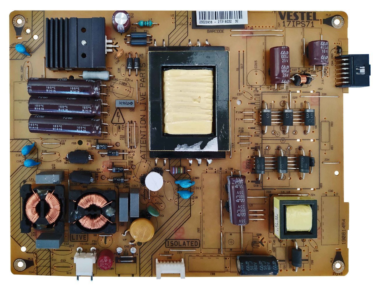 17ıps71 , 23220938 , 190814r4 , Ves420unvl-2d-S02 , 42r6050f , Power Board , Vestel Besleme