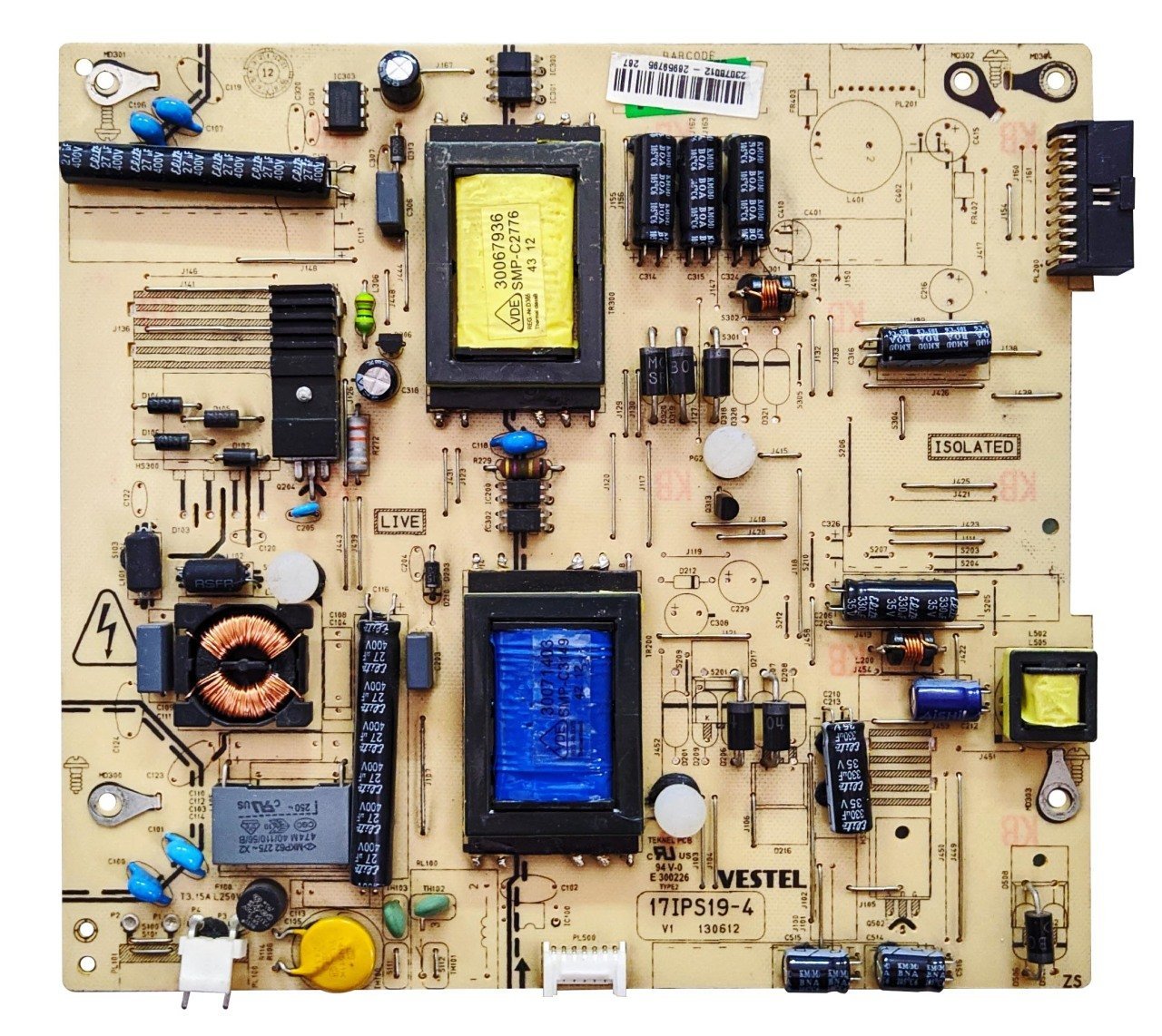 17ıps19-4 , 130612 , 23078012 , Power Board , Vestel Besleme