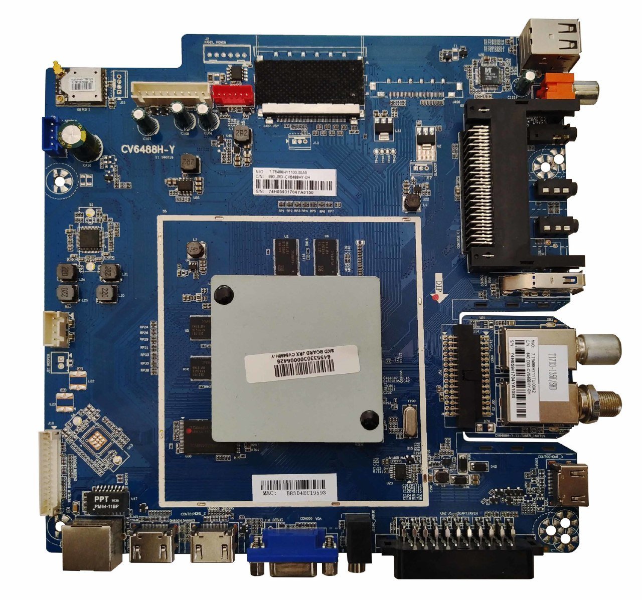 Cv6488h-Y , T1610-188k/Skd , Sn055ldjrxcv6488h-Y , Ls550fn18-W , 10015992 , 890.Jrx-Cv6488hy-0h , Maın Board , Sunny Anakart