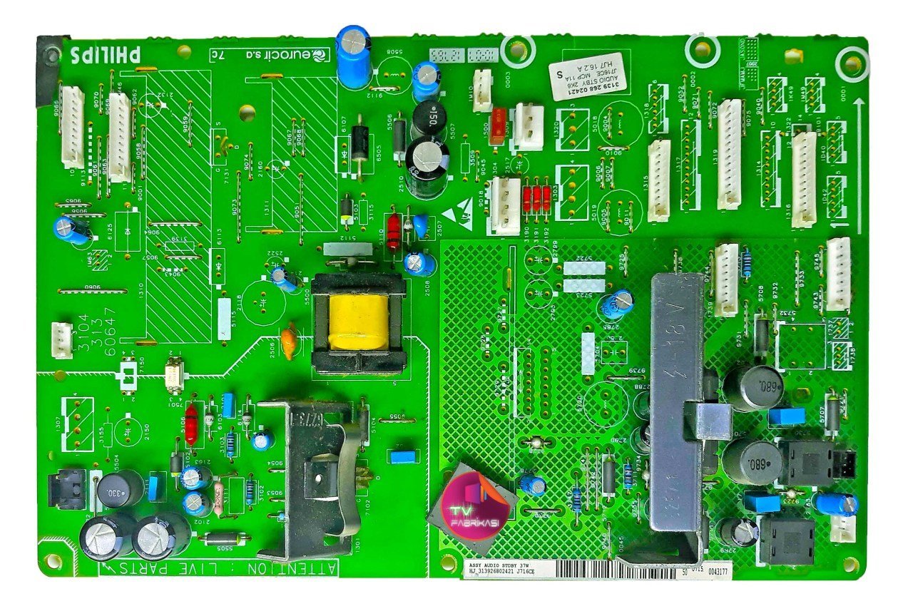 AUDIO STANDBY , 37PF5521D TV , 3139 268 02421 , 3104 313 60647 , PHILIPS ANAKART , MAIN BOARD