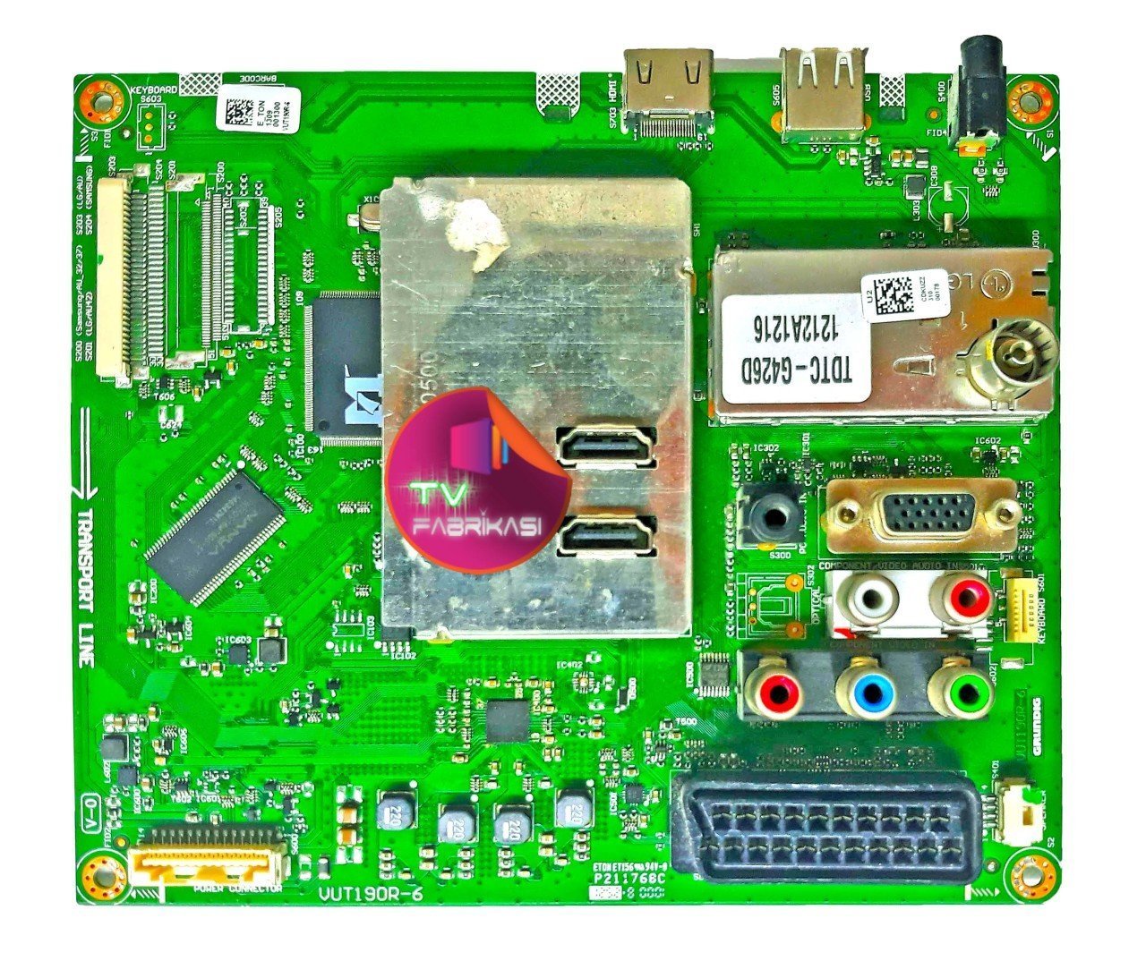VUT190R-6 , CDKUZZ,T315XW04 V3 , HD READY , ARÇELIK ANAKART
