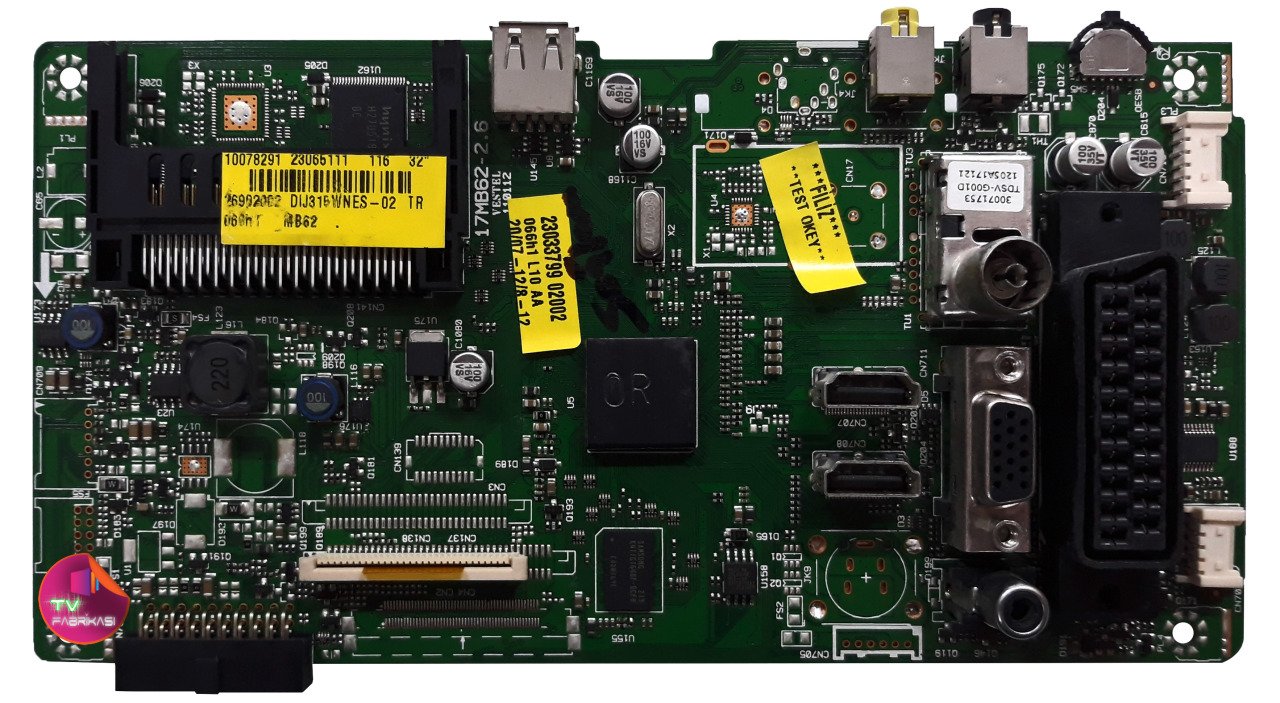17MB62-2.6 , 23033799 , 23065111 , 32'' , DIJ315WNES-02 , MAIN BOARD , VESTEL ANAKART