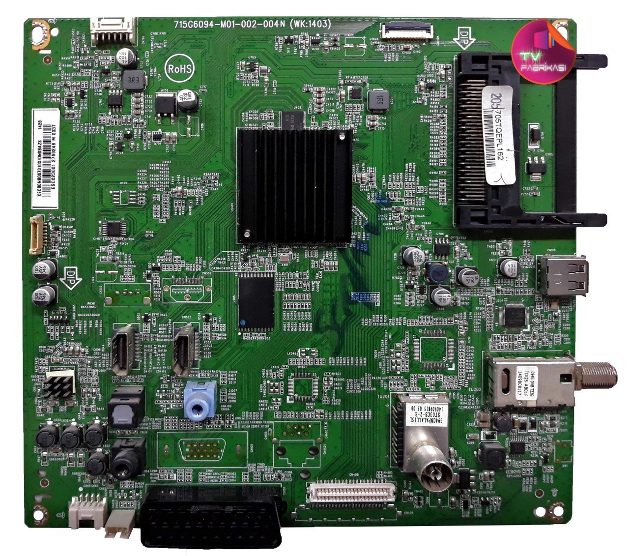 715G6094-M01-002-004N (WK:1403) , 705TQEPL162 , PHILIPS ANAKART , MAIN BOARD