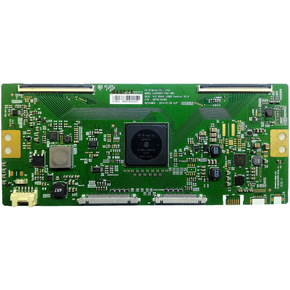 6870C-0546A V15 55UHD 120Hz Control V0.9 LC550DQF-FHA1-8B1 T-Con Board