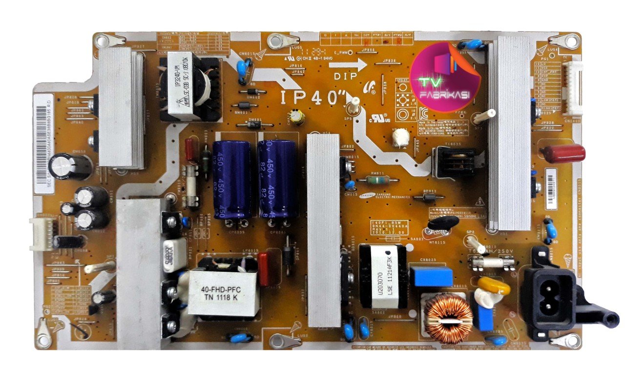 BN44-00440A , I40F1_BSM , REV 1.1 , PSIV231411A , LE40D550K1W , POWER BOARD , SAMSUNG BESLEME
