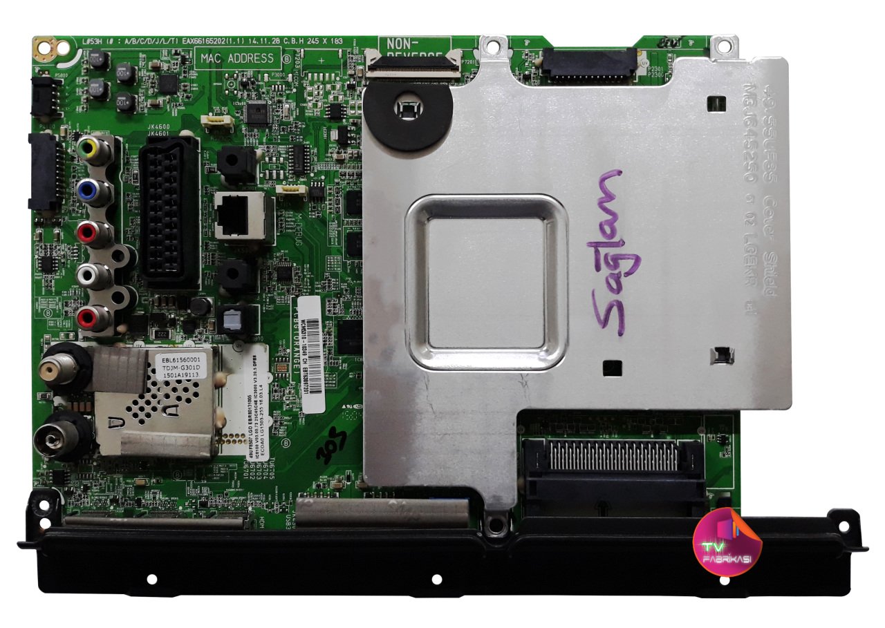 EAX66165202(1.1) , EBT63897201 , EBR80131005 ,  EBT63897203 , LC490WQE-XHF1 , LG 49UF8507 , MAIN BOARD , LG ANAKART