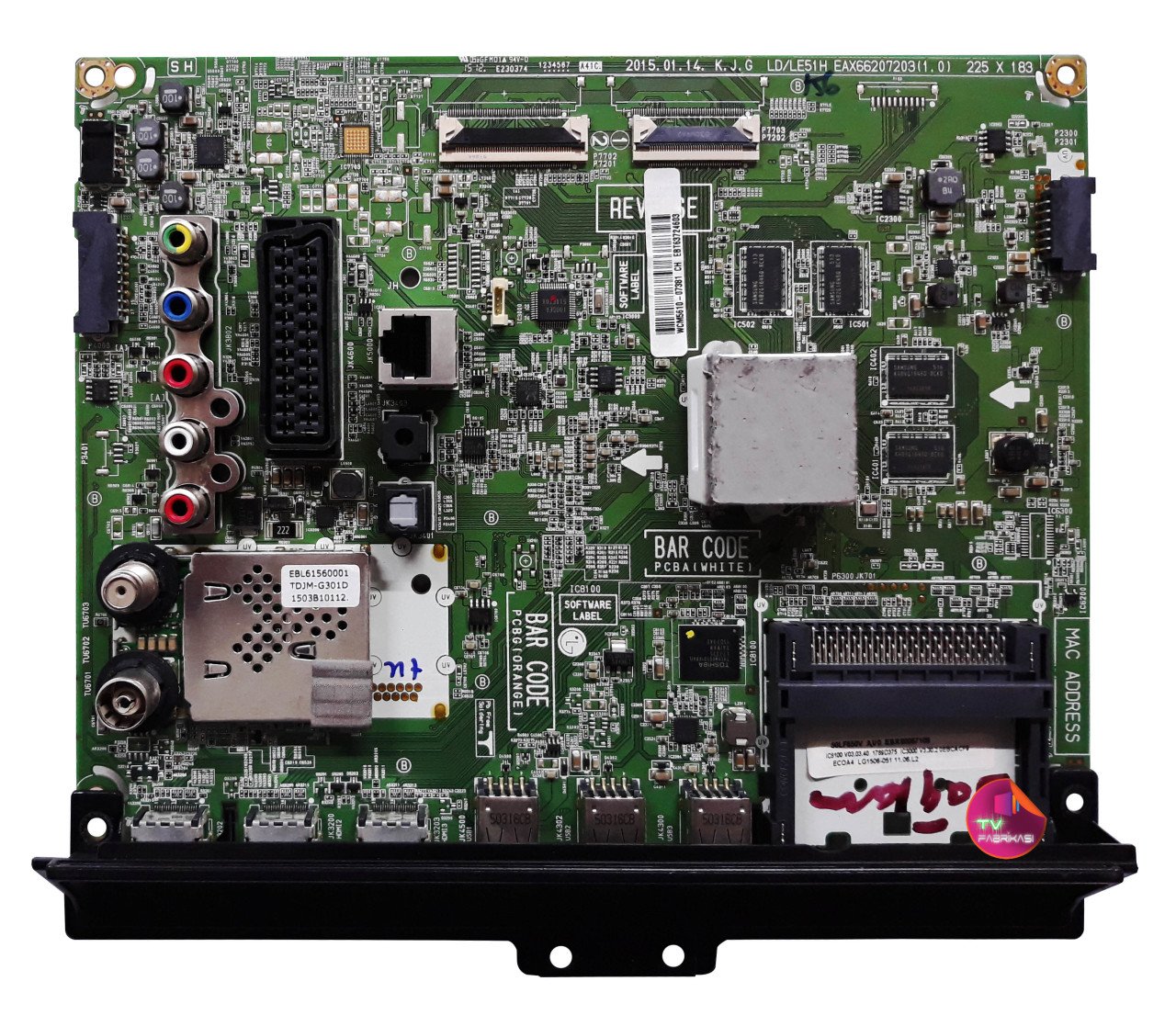 EAX66207203(1.0) , EBT63724603 , EBR80067109 , 50LF650V , MAIN BOARD , LG ANAKART