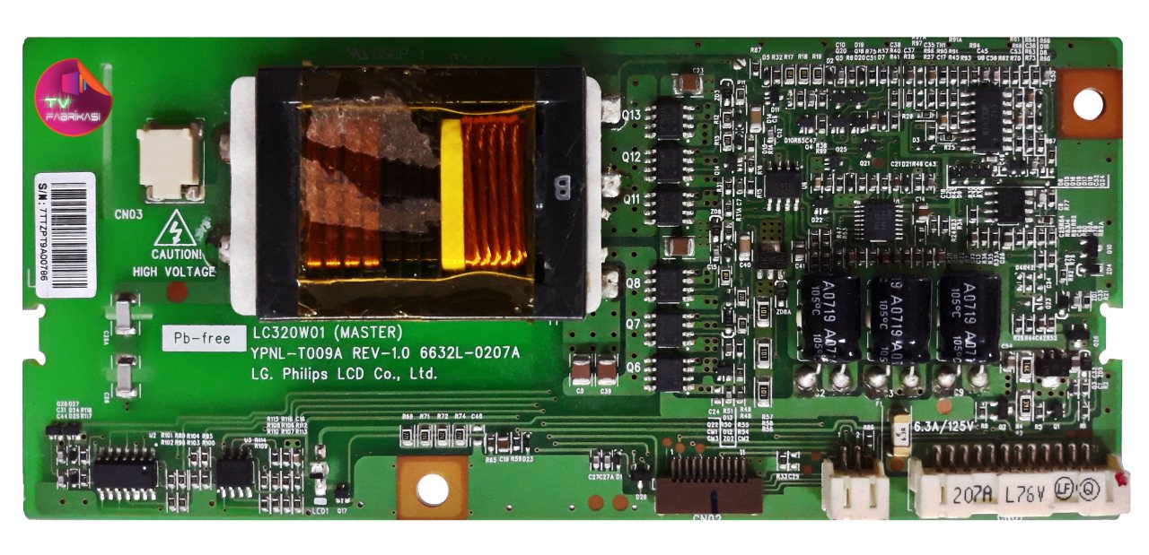 YPNL-T009A , REV-1.0 , 6632L-0207A , LC320W01 MASTER , LG LED DRIVER BOARD