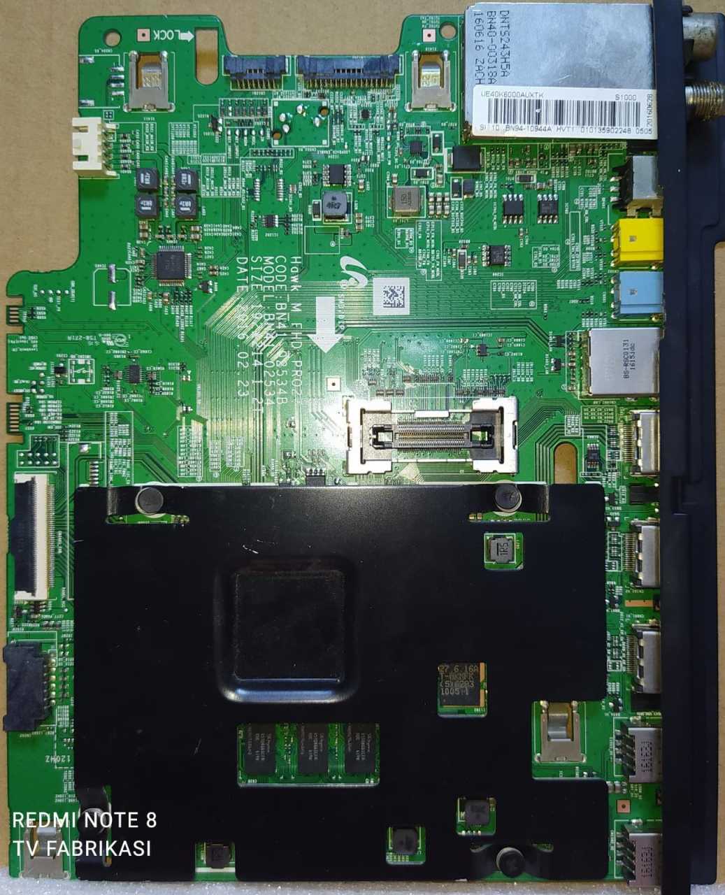 BN41-02534B, BN94-10944A, Samsung UE40K6000AU, Main Board, Ana Kart, CY-KK040BGLV1H