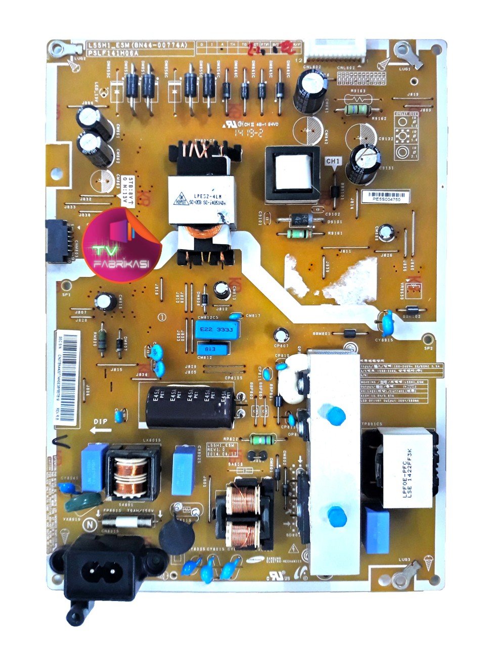 BN44-00774A , L55H1_ESM , PSLF141H06A , UE55H6273AS , CY-DF550CSLV1H , POWER BOARD , SAMSUNG BESLEME