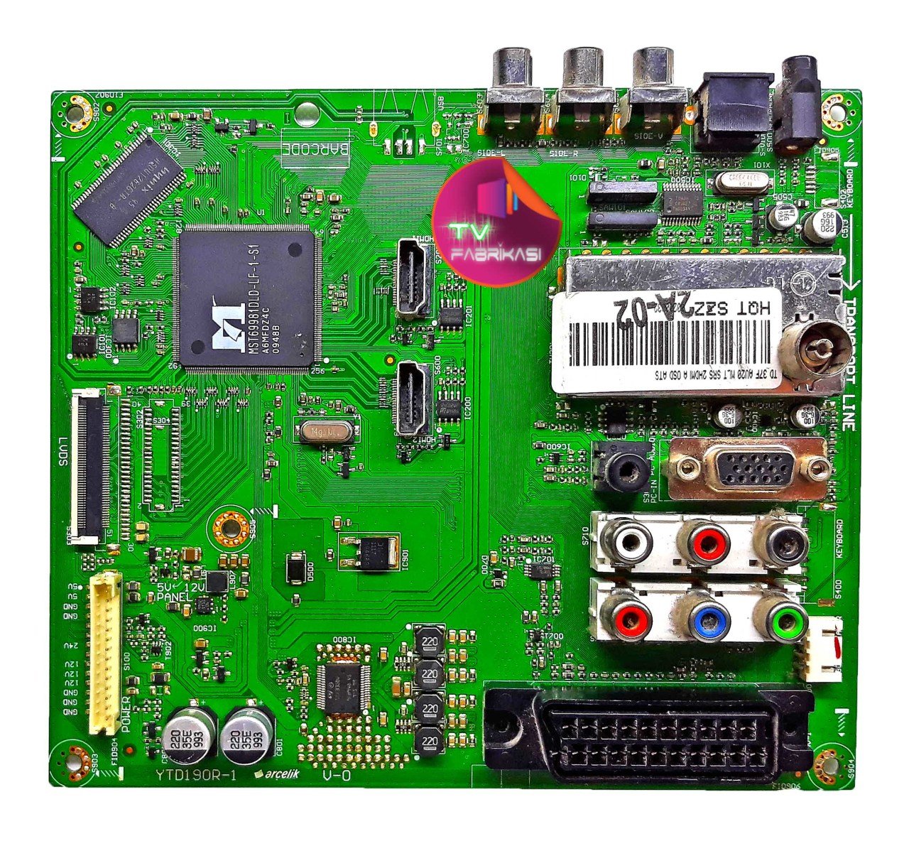 YTD190R-1 V-0 , HQTSZZ , ANAKART , ARÇELIK , MAIN BOARD