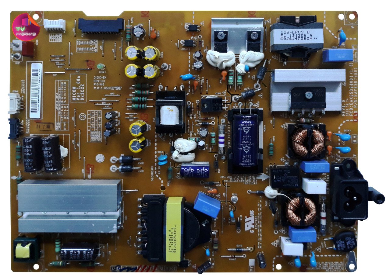 EAX65394001(1.3) , EAY63072601 , LGP5560-14L6 , 60LB870V , POWER BOARD , LG BESLEME