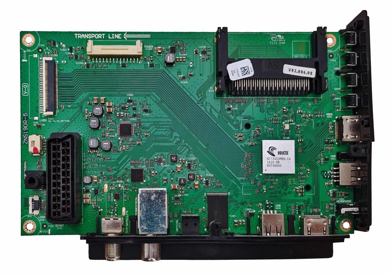 Zns190r-5 , K1lfzz , K1l Fzz , Grundig 43 Vle 5537 Bg , 057d43a25p , Maın Board , Arçelik Anakart