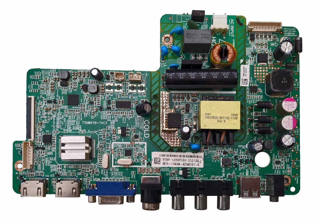 Tsumv59-T4c3 , Horizont 32le3181 , 4723-Tv59t4-A2233k01 , Maın Board , Horizont Anakart