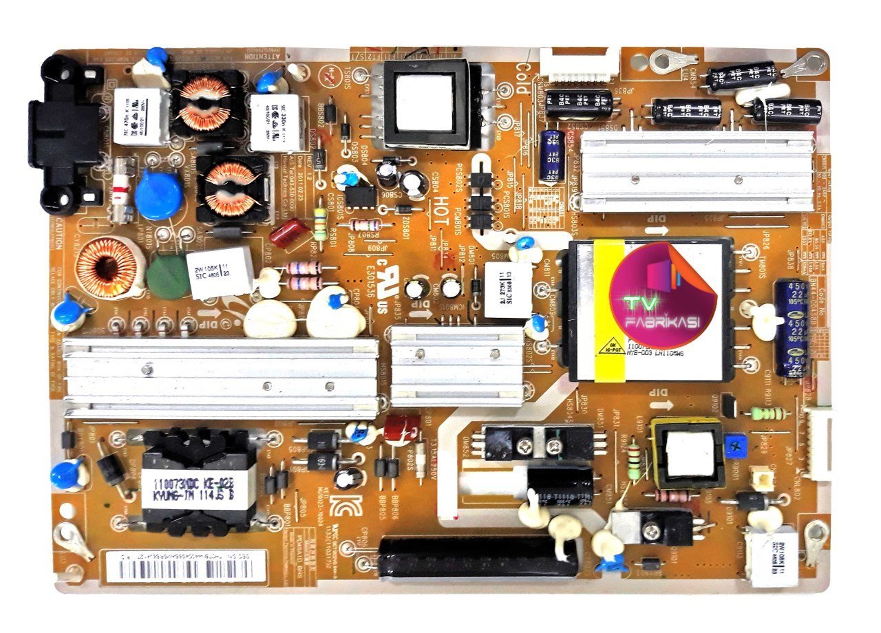 BN44-00458B , PD46A1D_BHS , UE40D6000 , REV 1.2 , UE40D6200 , LTJ400HV03-C , POWER BOARD , SAMSUNG BESLEME