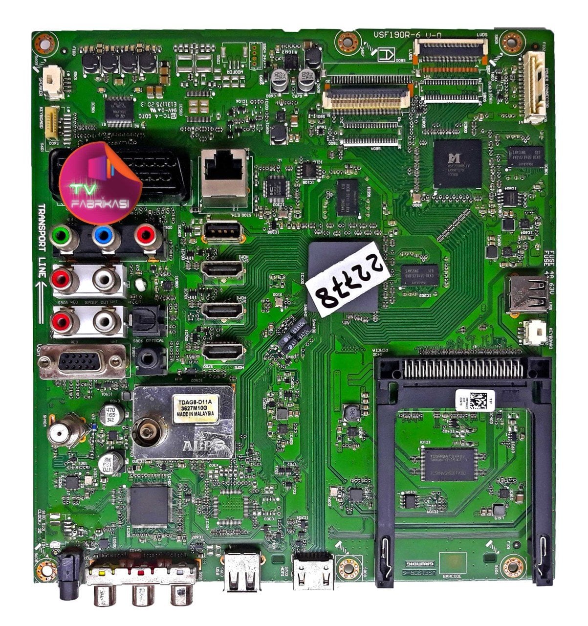 VSF190R-6 V-0 , MENAZZ , B40-LB-8376 , MAIN BOARD , ARÇELIK ANAKART