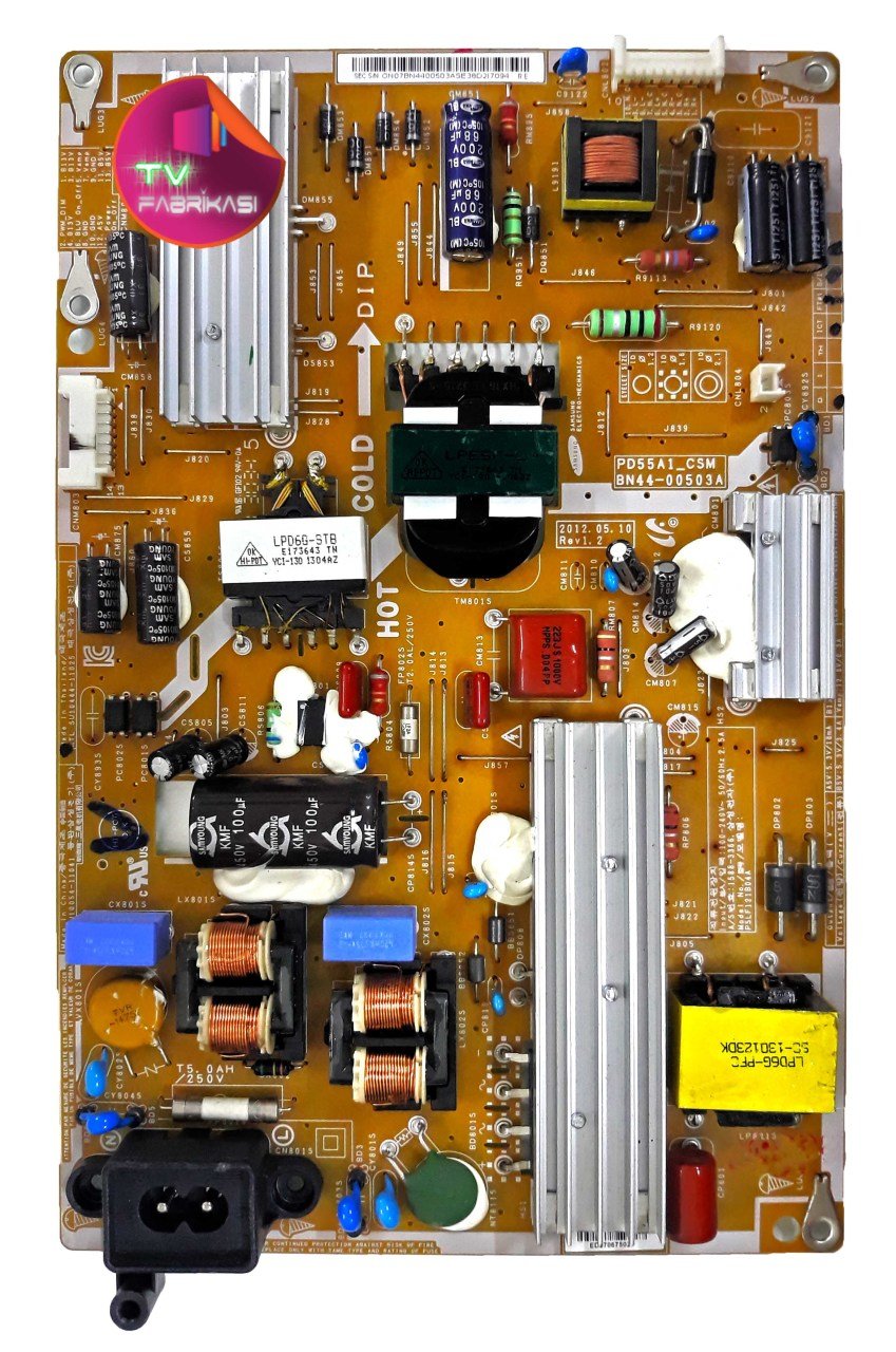 BN44-00503A , PD55A1_CSM , REV 1.2 , UE50ES5500 , POWER BOARD , SAMSUNG BESLEME