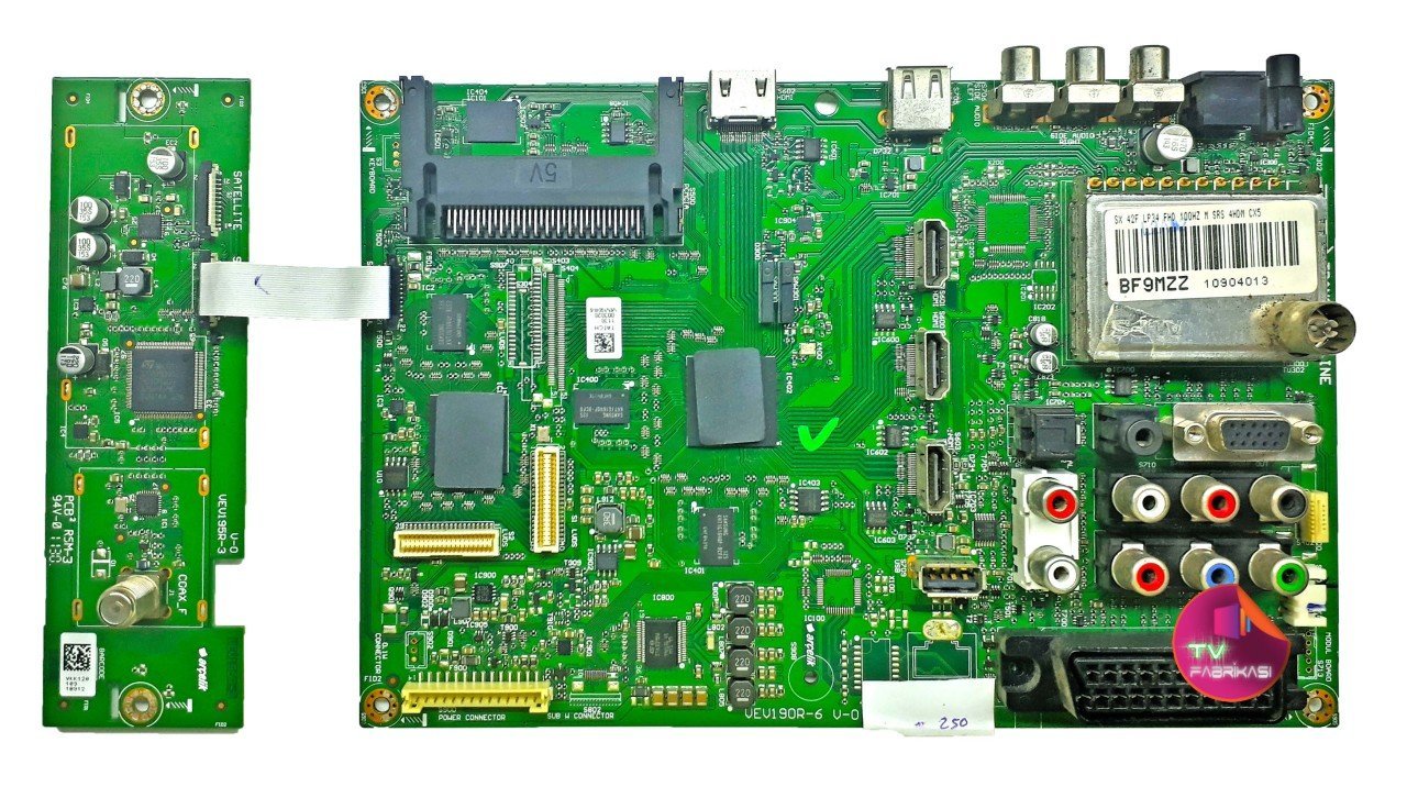 VEV190R-6 V-0 , BF9MZZ ,  LC420WUD , VEV195R-3 V-0 , VKK120 , FHD , ARÇELIK ANAKART