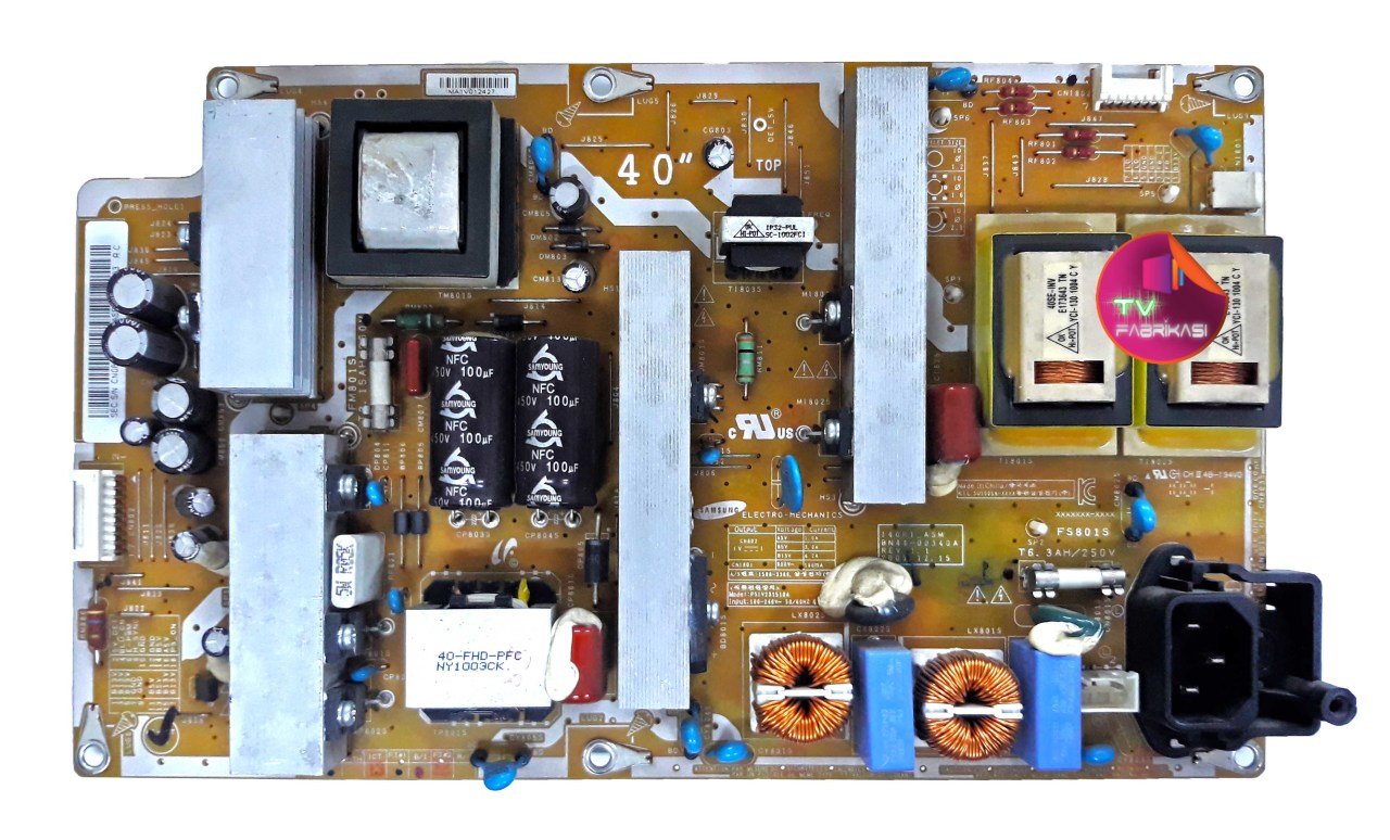 BN44-00340A , I40F1_ASM , REV 1.1 , PSIV231510A , LE40C650L1W , POWER BOARD , SAMSUNG BESLEME