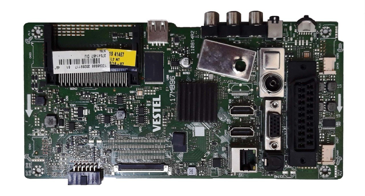 17mb96 , 110814r2 , 23269117 , Vestel 49” Inch Dij Panel , Main Board , Vestel Anakart