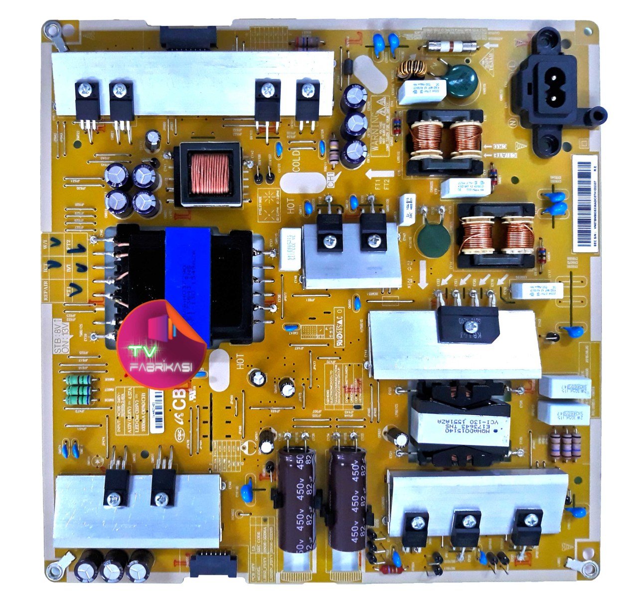 BN96-35336 , A , L55S5_FDYV , REV 1.5 , UE55JU6400 , GJ055HGLV7H ,UE55JU6400FXZA , POWER BOARD , SAMSUNG BESLEME