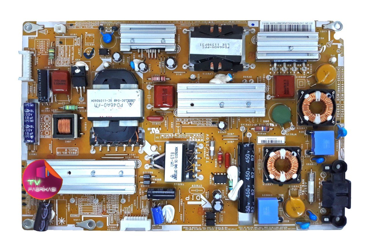 BN44-00422A , PD46A0_BSM , PD46A0-PM , PSLF121 , REV 1.2 , POWER BOARD , SAMSUNG BESLEME