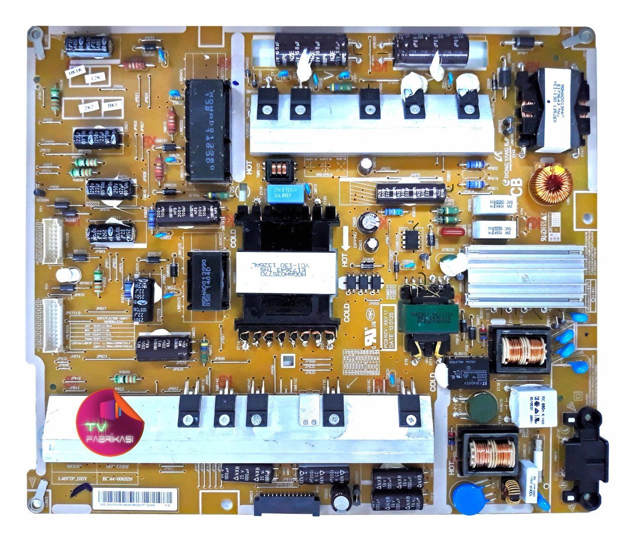 BN44-00632B , L48F2P_DDY , REV 1.1 , UE46F7000ST , POWER BOARD , SAMSUNG BESLEME