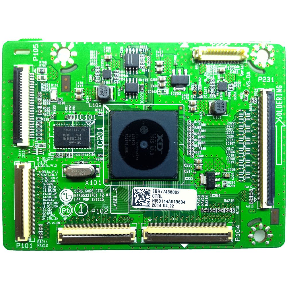 EAX6531701 EBR77436002 LGE PDP 131115 LG Logic T-Con Board