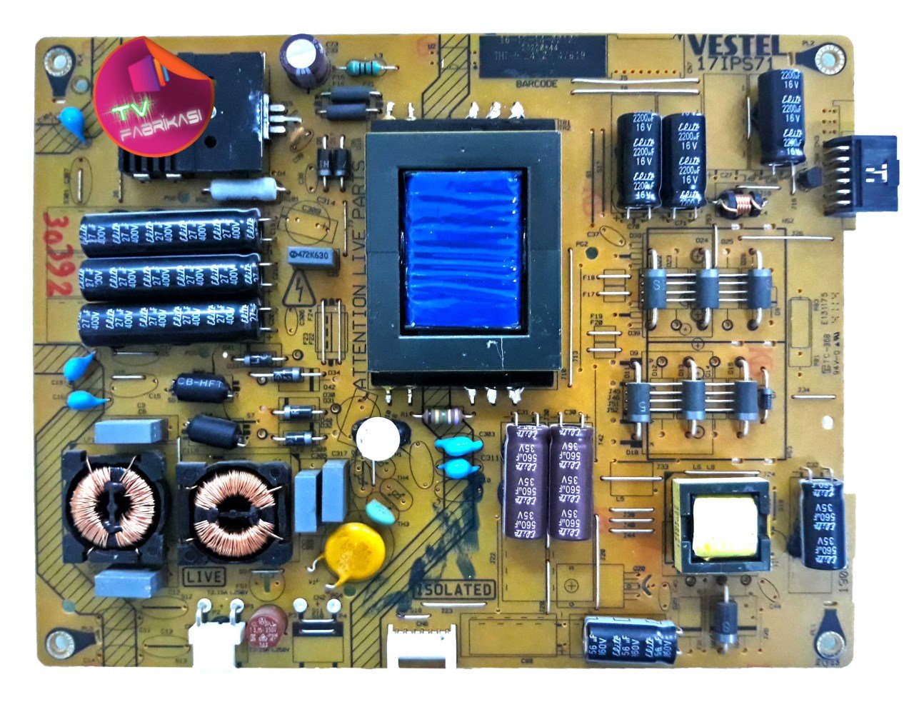 17IPS71 , 23220844 , 190814R4 , POWER BOARD , VESTEL BESLEME