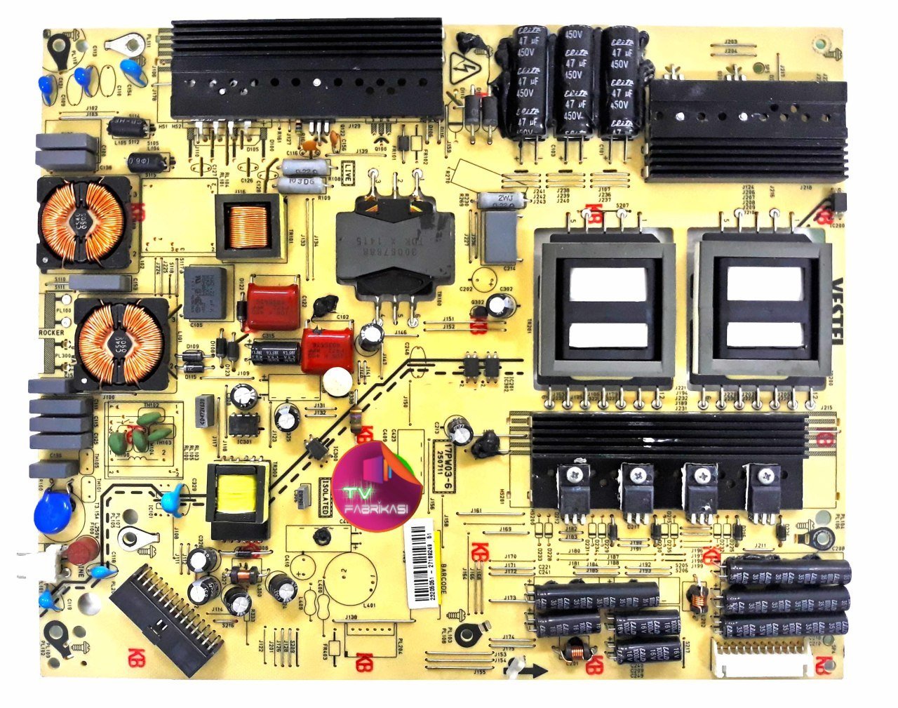 17PW03-6 , 250711 , 23205051 , 23206061 , POWER BOARD , VESTEL BESLEME