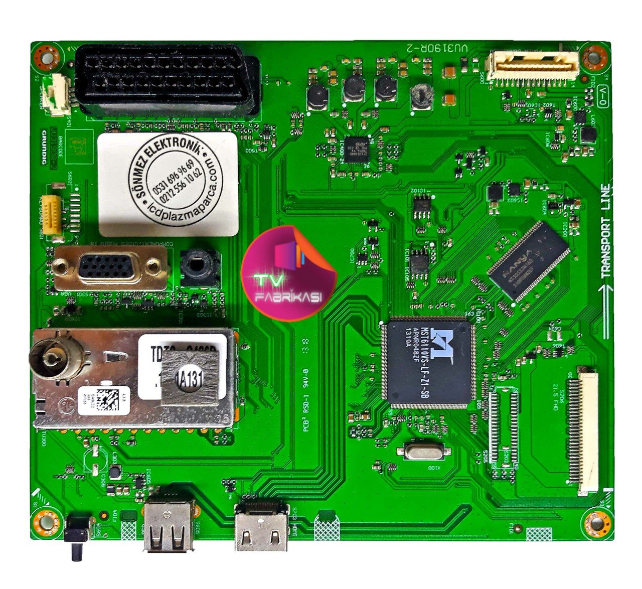 VU3190R-2 V-0 , EA8LZZ , MAIN BOARD , ARÇELIK ANAKART
