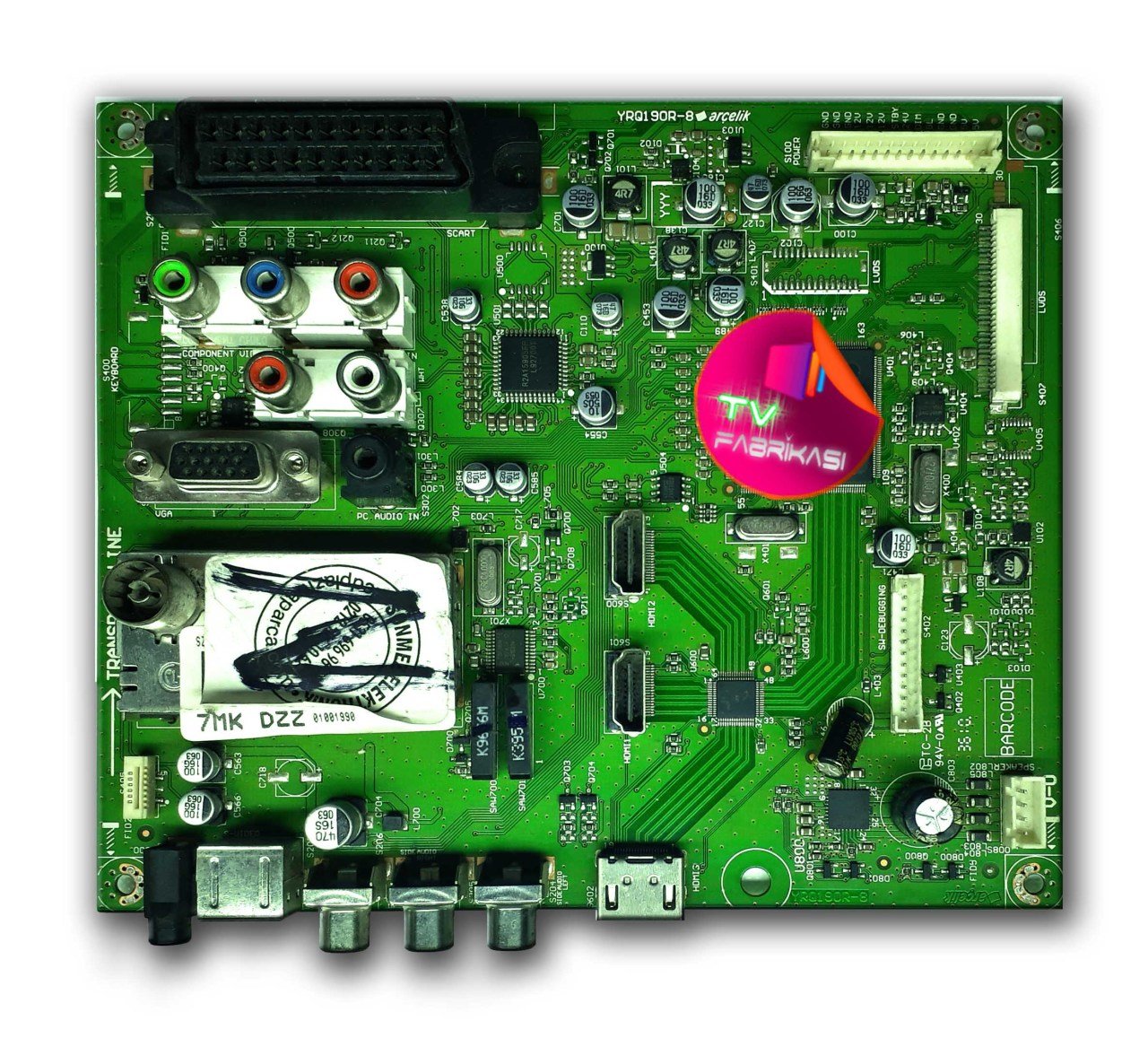 YRQ190R-8 , 7MKDZZ , MAIN BOARD , ARÇELIK ANAKART