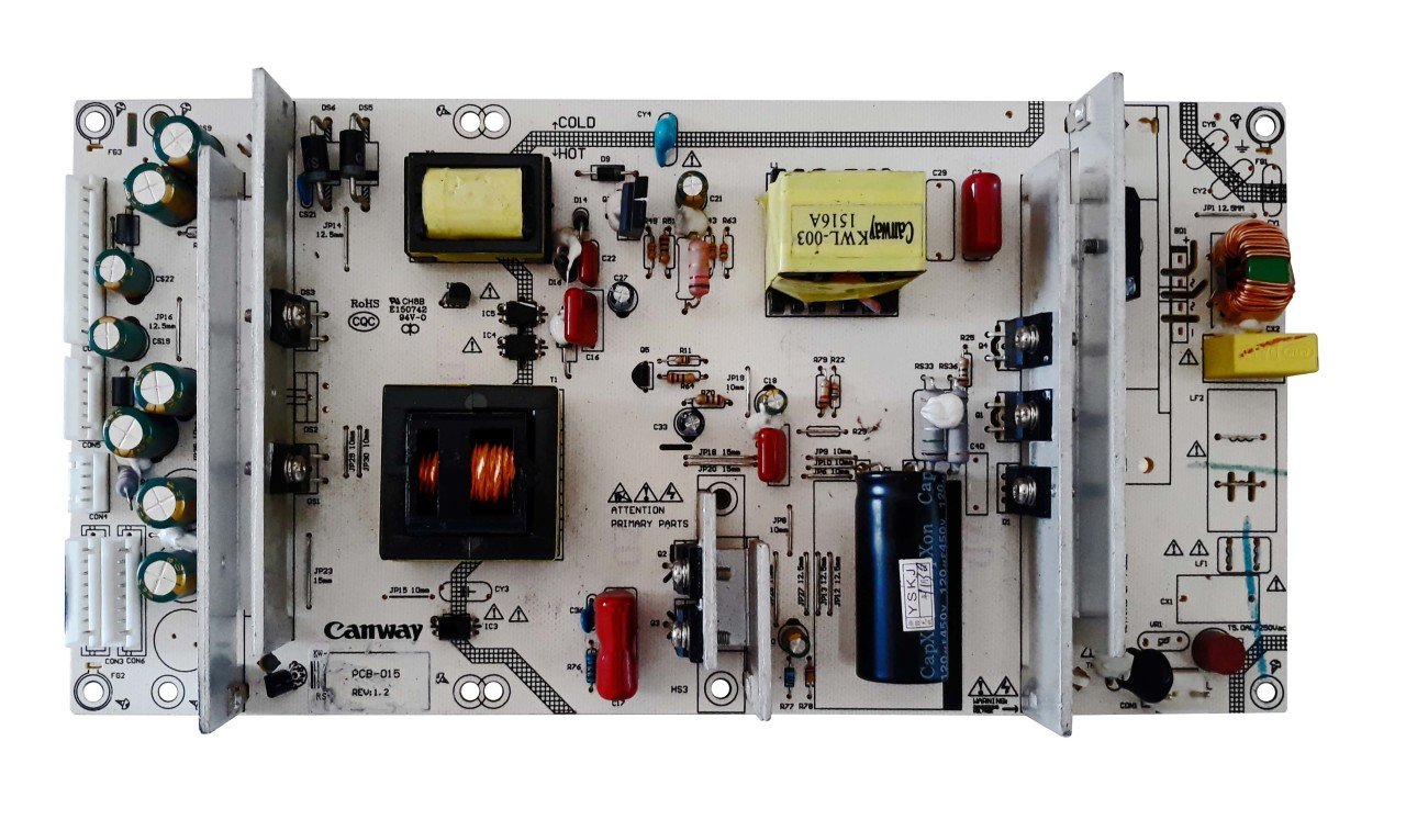 Pcb-015 rev:1.2 , Kw-lcp422001c , Tw20150616001 , Rs-20150707 , Power Board , Besleme