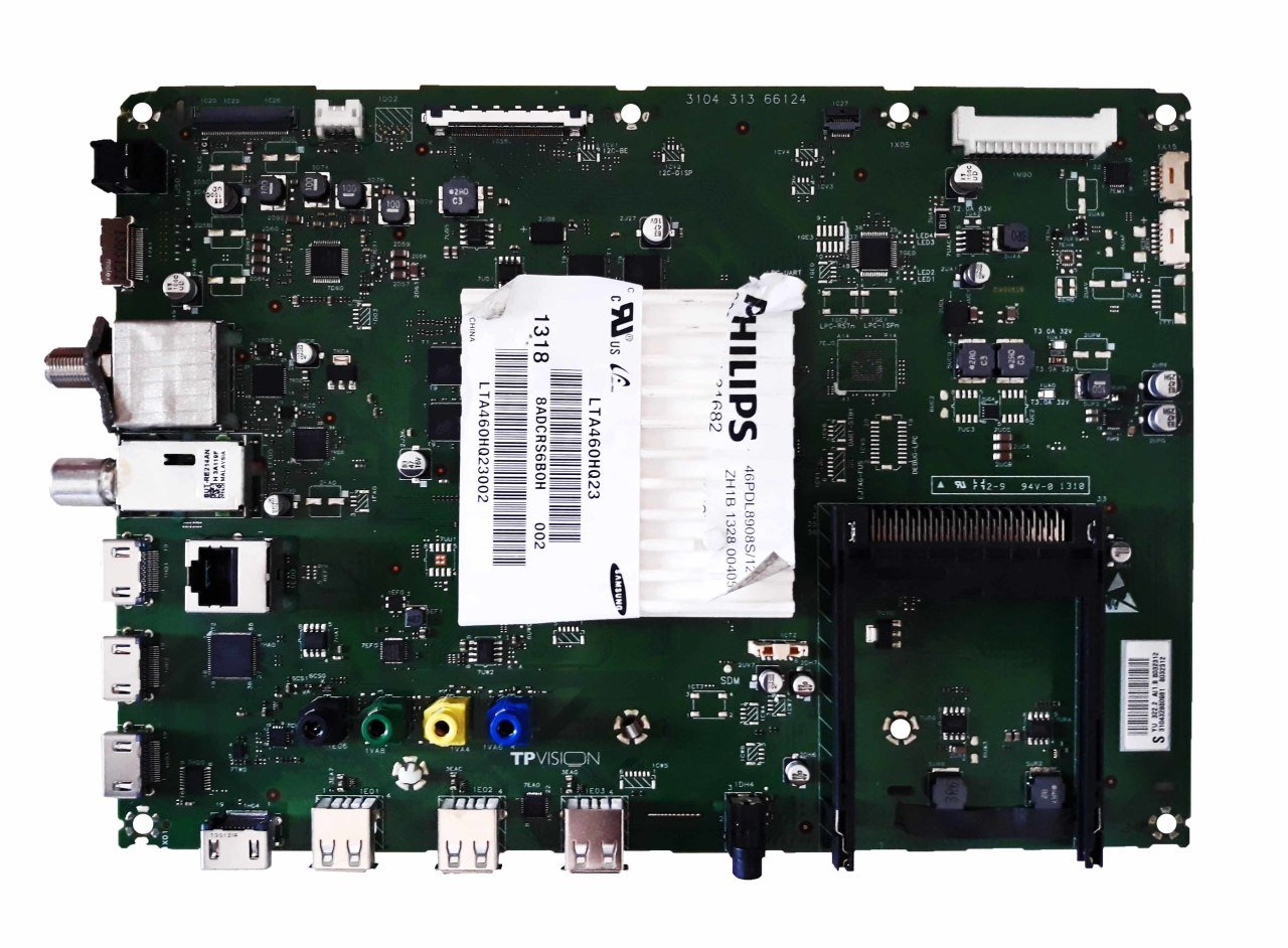 3104 313 66124 , 310432880981 , Philips 46pdl8908s/12 , Lta460hq23 , Main Board , Philips Anakart