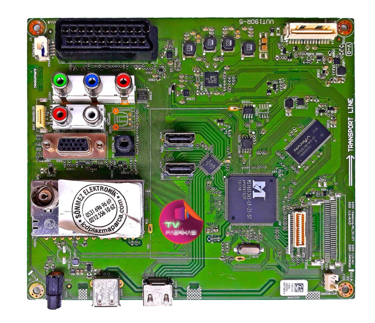 VUT190R-5 V-0 , TATCH 1223 , PANEL SAMSUNG , MAIN BOARD , ARÇELİK ANAKART