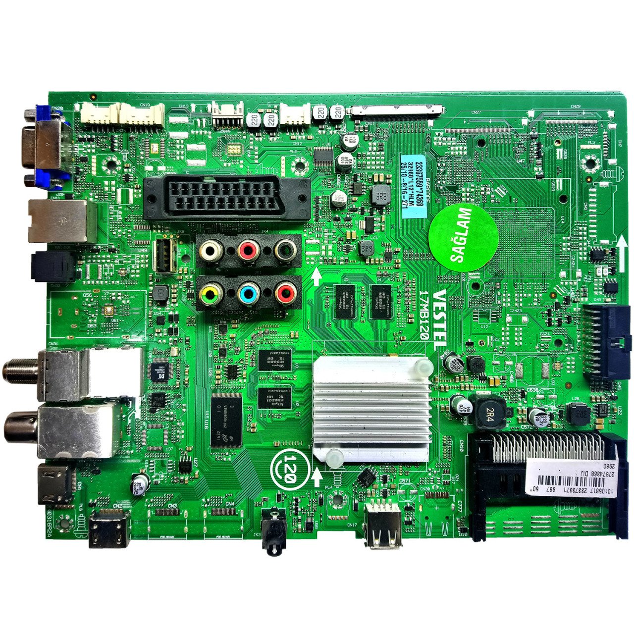 17MB120 040316R2A 23373371 23367559 DIJ Vestel Anakart