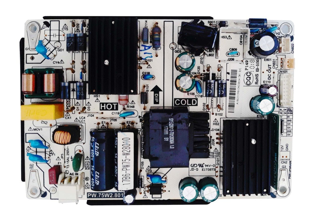 Pw.75w2.801 , 17b6-Pw75-W28010 , Sunny Sn43leda88 , Power Board , Sunny Besleme