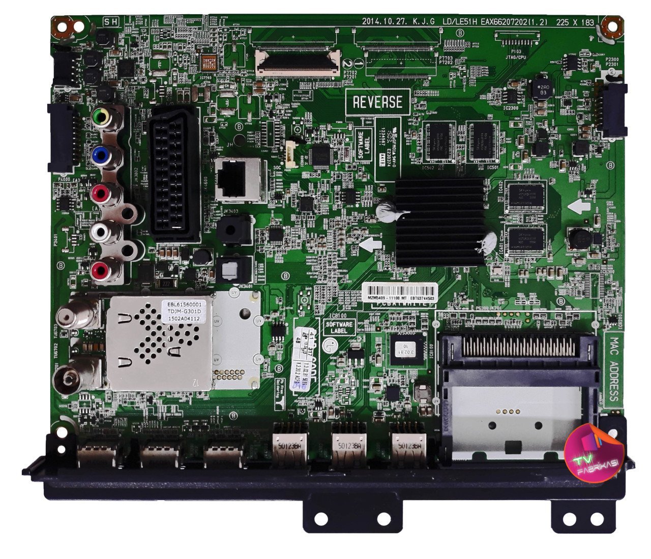 EAX66207202(1.2) , EBT63744503 , LG 32LF630V , LG 49LF630 , MAIN BOARD , LG ANAKART