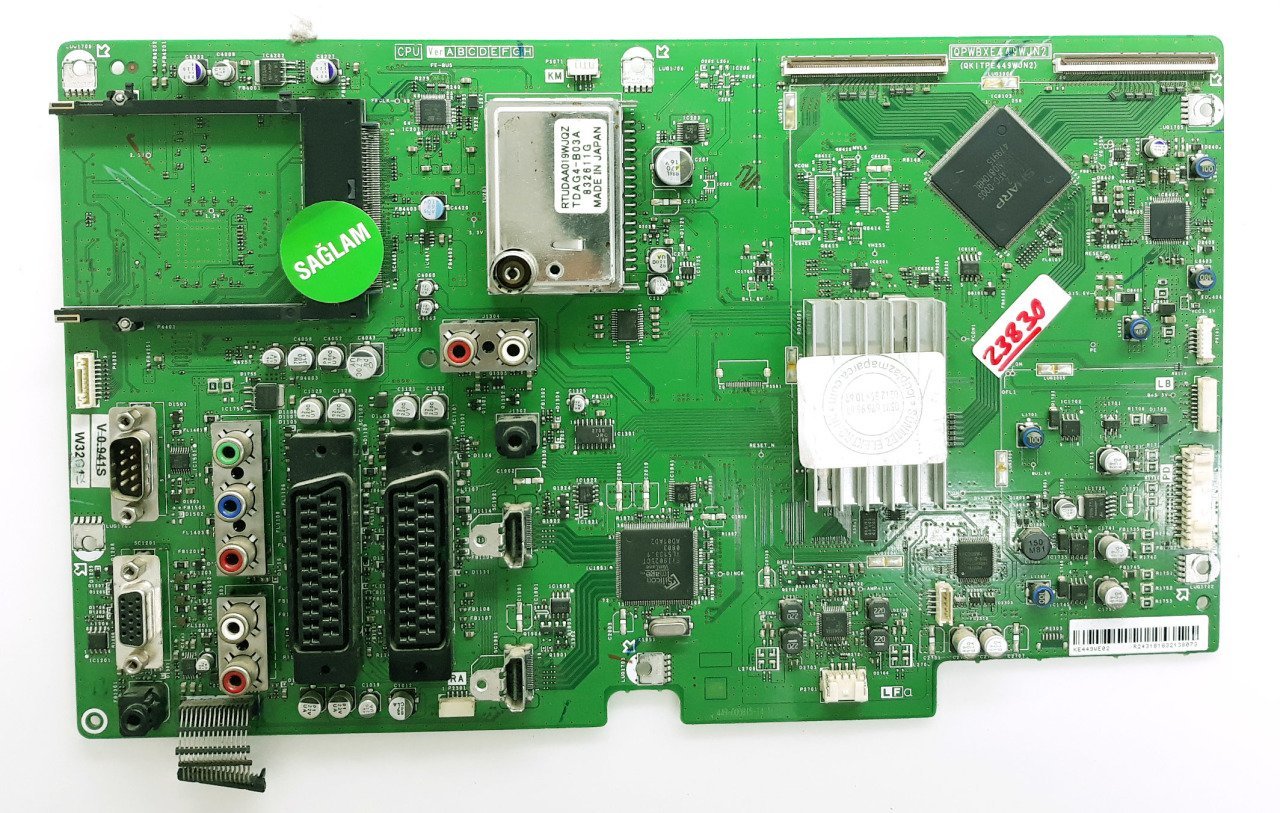 QPWBXE449WJN2 , QKITPE449WJN2 , LC-32D44E-BK , KE449WE02 , MAIN BOARD , SHARP ANAKART