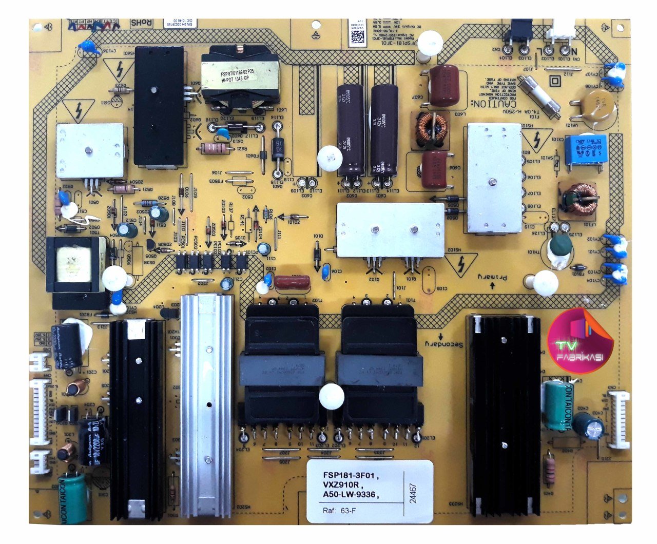 FSP181-3F01 , VXZ910R , A50-LW-9336 , POWER BOARD , ARÇELIK BESLEME