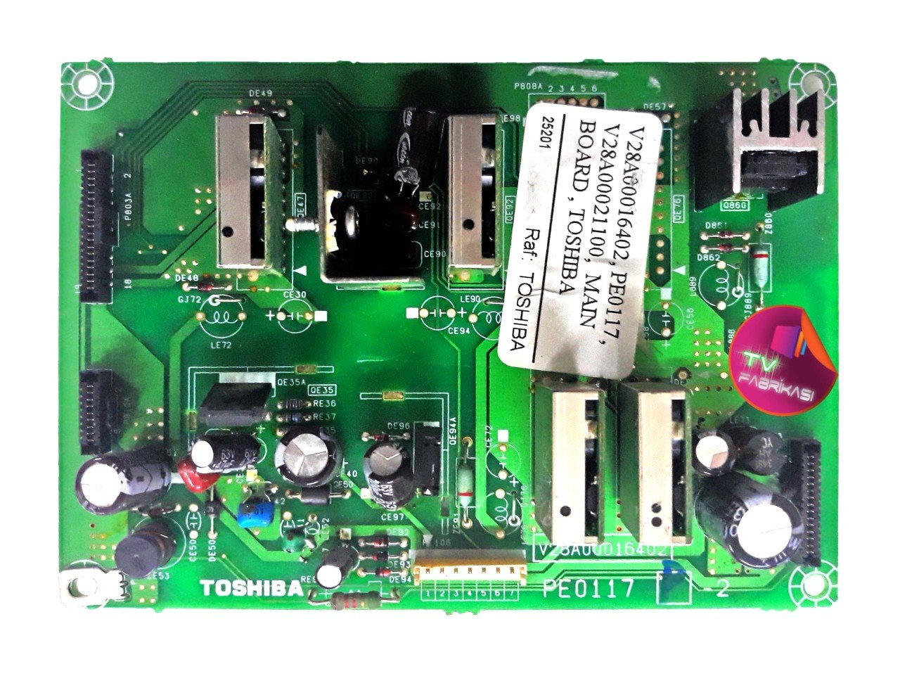V28A00016402 , PE0117 , PE0117 C-2 , TOSHIBA , 32WL66Z , LCD , LC320W01 SL 17 , POWER BOARD , BESLEME KARTI