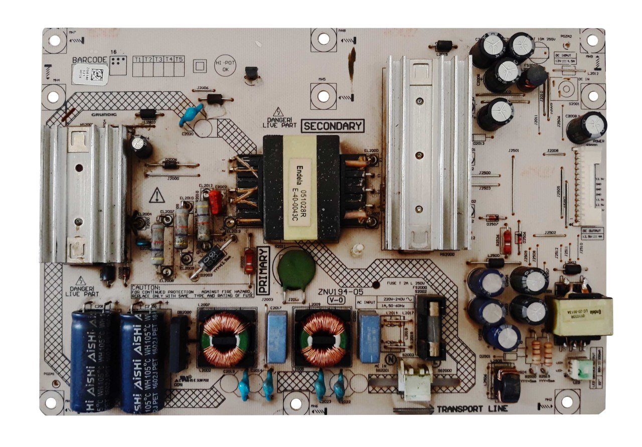 Znv194r-05 , Zqa140 , Grundig 32 Vle 5527 Bg , 32vle5503wg , 32 Cle 5525 , Lc320dxj-Sfe1 , Power Board , Arçelik Besleme