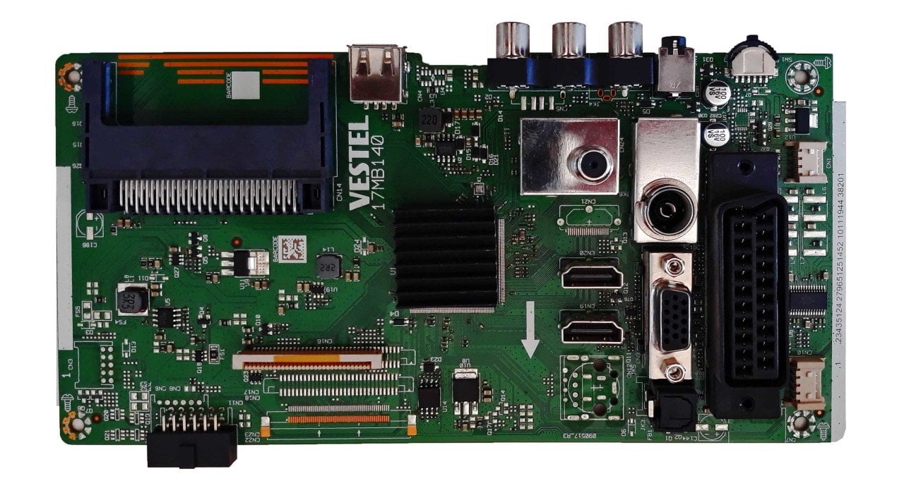 17mb140 , 23435124 , Ves315wndl-2d , Telefunken 32th4020 , Main Board , Vestel Anakart