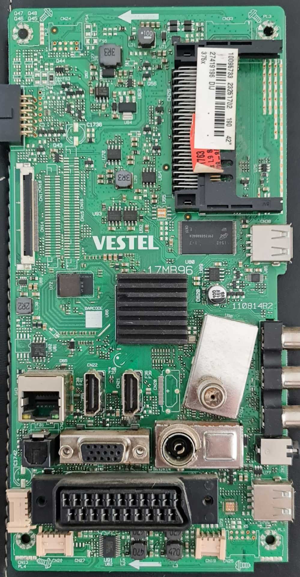 VESTEL,17MB96,23251702,27419196,DIJ,10095733,MAİN,BOARD,ANAKART