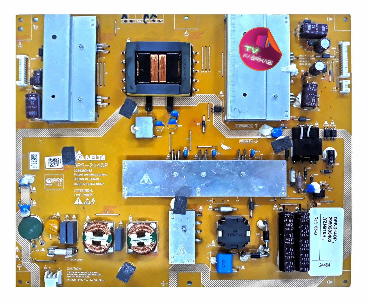DPS-214CP , 2950283402 ,YZN910R , A46-LEG-6B , B46-LEG-6B , LTA460HJ14 , POWER BOARD , ARÇELİK BESLEME