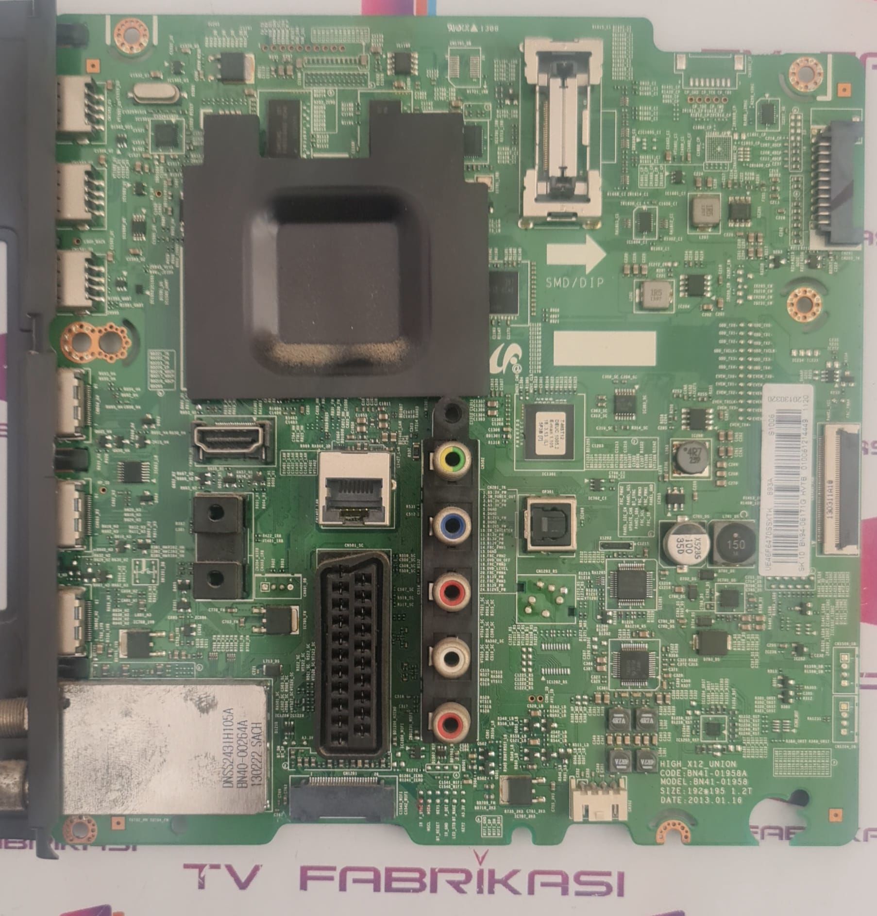 BN41-01958A , BN94-06171G , UE46F6470SSXZG , MAIN BOARD , SAMSUNG ANAKART